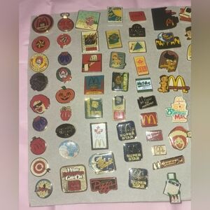 117x Vintage Mcdonald's Pin Collection